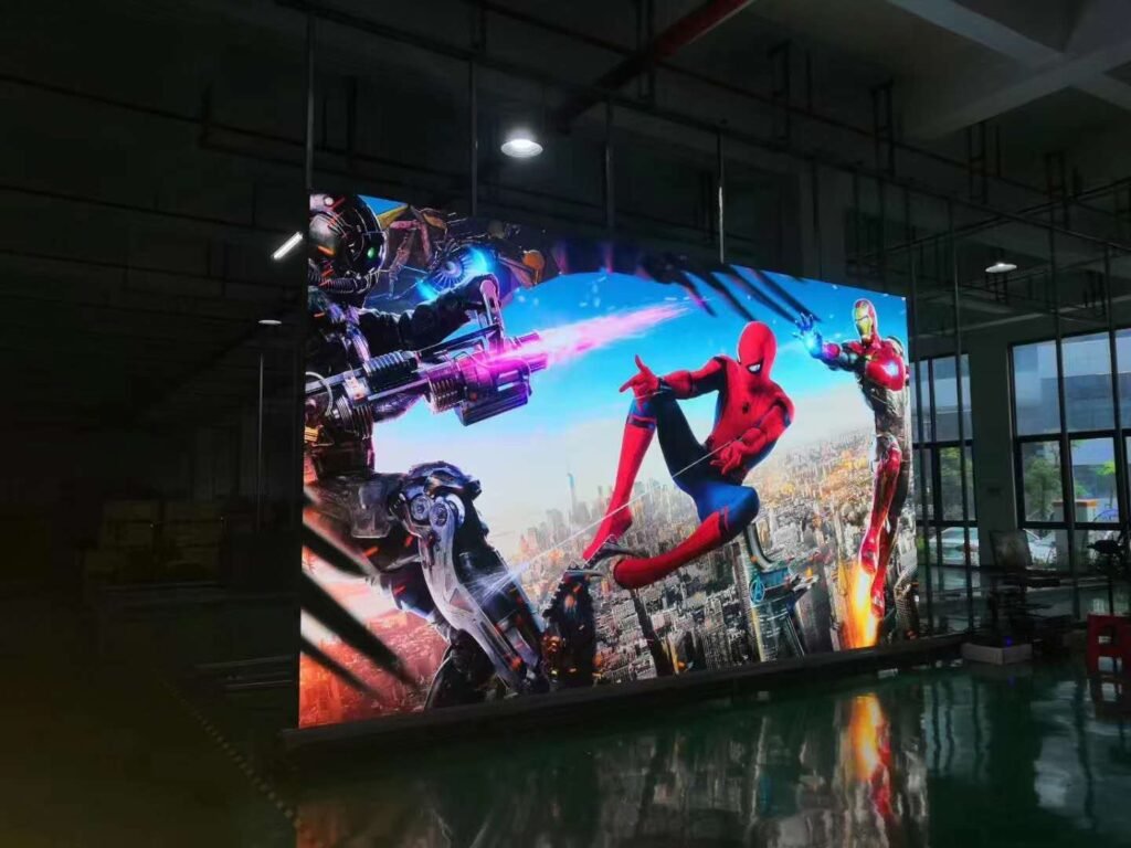 Indoor HD led screen wall