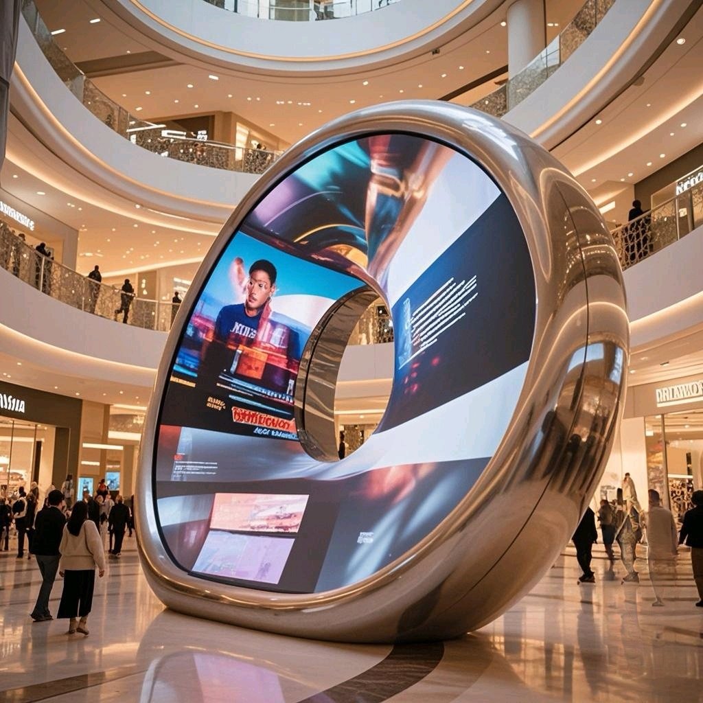 Indoor Flexible LED Screen In Peru