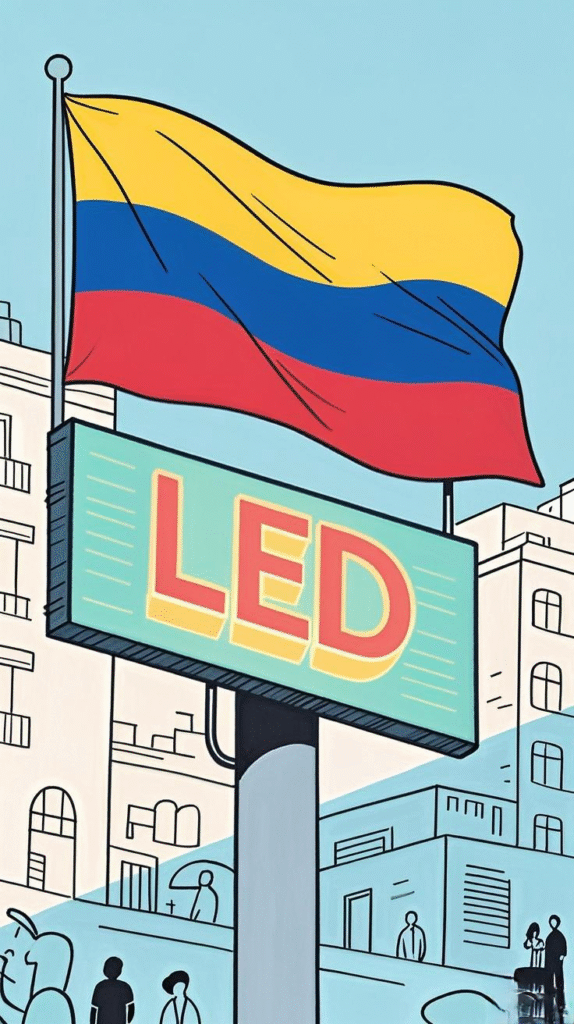 LED Display screen supplier in Colombia